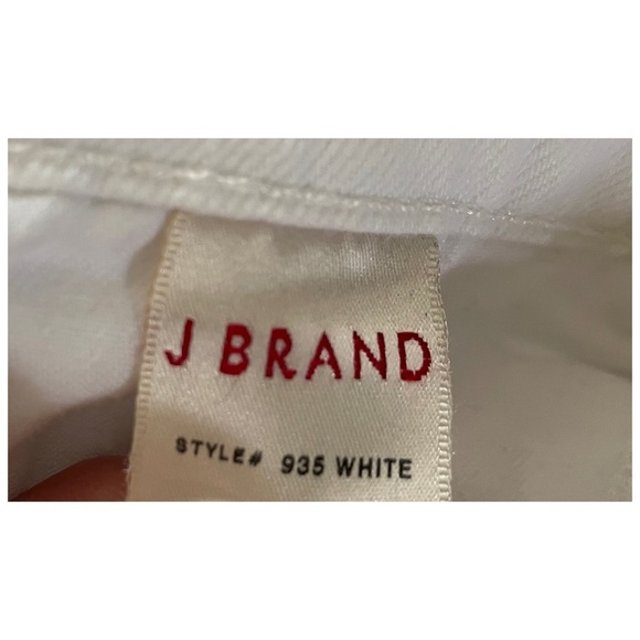 J BRAND 935 ANKLE JEANS WHITE SIZE 28 - Picture 5 of 7